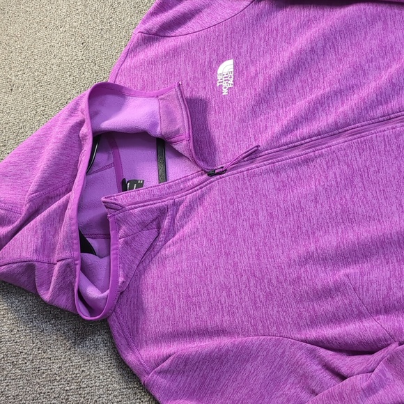NWT The North Face Canyonlands Hoodie Heathered Cyber Berry Full Zip Size 2XL - Picture 2 of 12